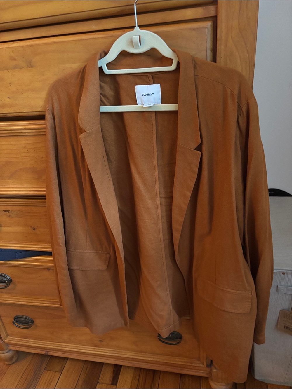 Old Navy Women's Rust Open Front Blazer Jacket